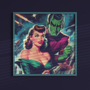 Poster Pin-up Ficção científica