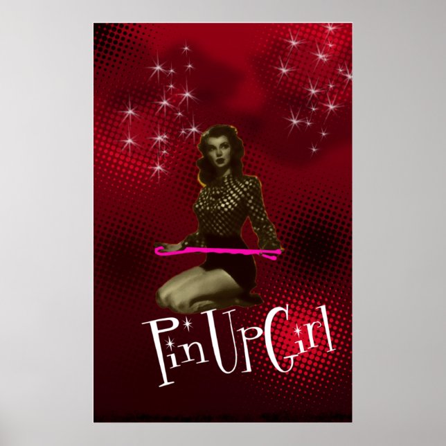 Póster Pin Up Girl (Frente)