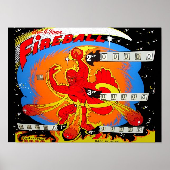 Póster Pinball (Frente)