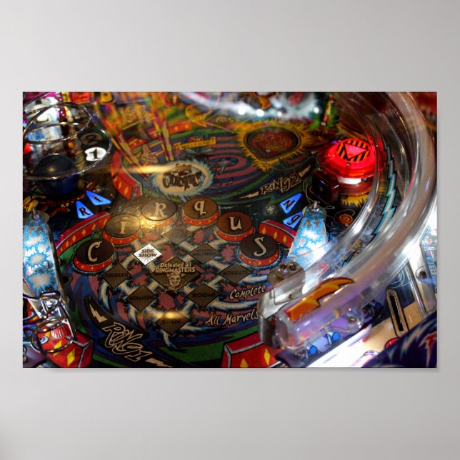 Poster Pinball Machine (Frente)