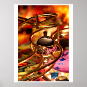 Póster Pinball mágico da rampa
