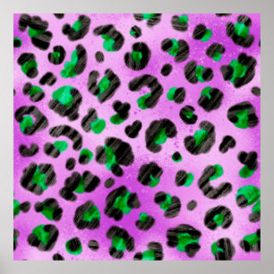 Poster Pincel De Desenho De Mão De abstrato