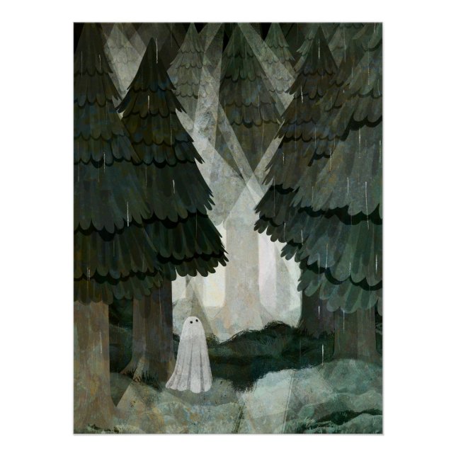 Póster Pine Forest Ghost (Frente)