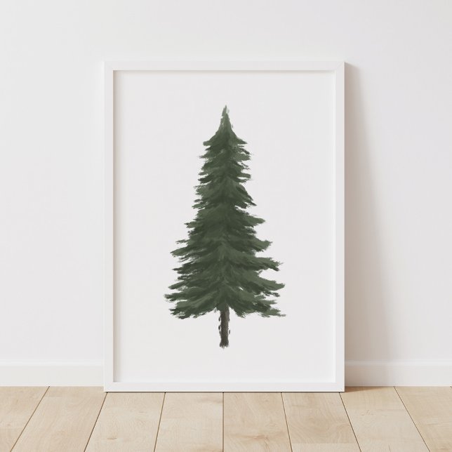 Poster Pine Tree Woodland Nursery Decor (Criador carregado)