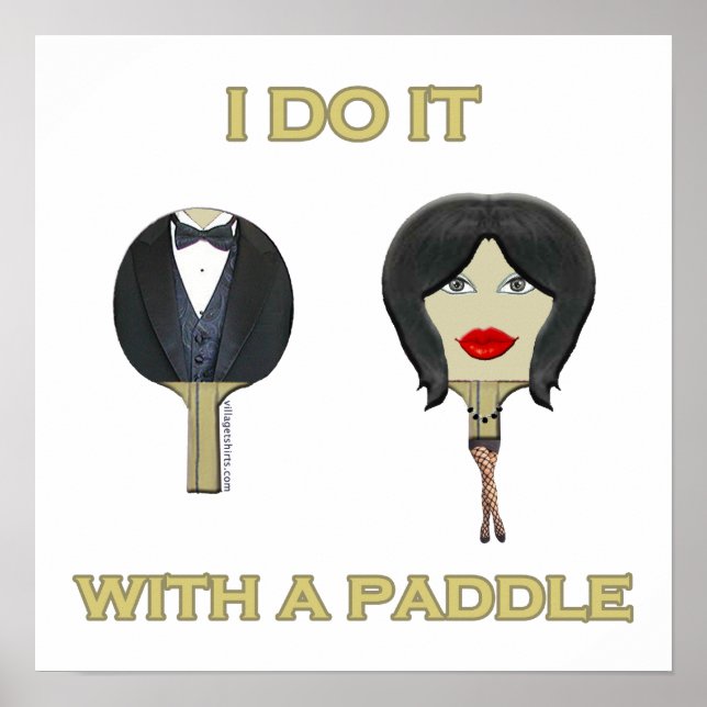 Poster Ping Pong De Paddle (Frente)