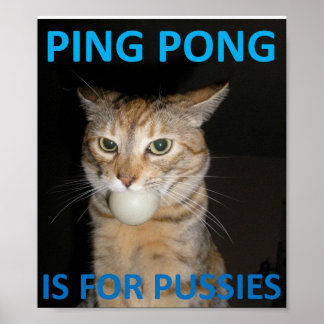 Póster Ping Pong É Para Fussias