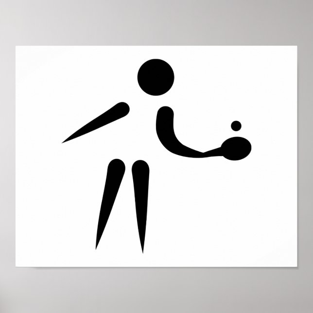 Póster Ping Pong - tênis (Frente)