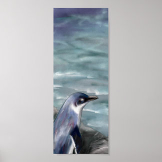 Póster Pinguim Azul