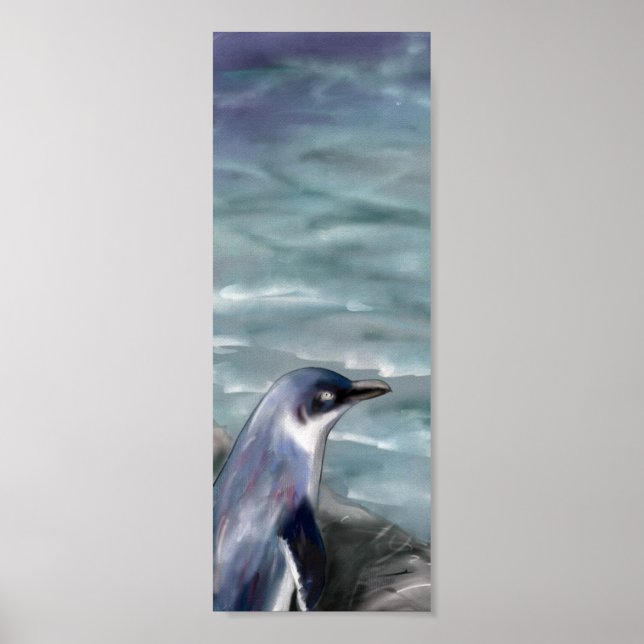 Póster Pinguim Azul (Frente)