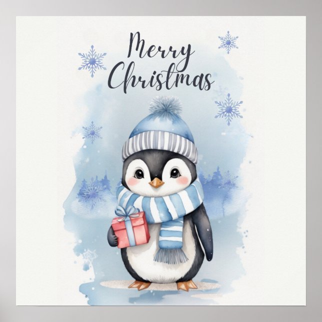 Poster Pinguim Bonito 2 (Frente)