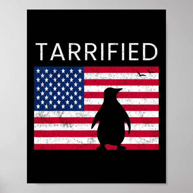Poster Pinguim Conservador do Anti republicano de Comérci (Frente)