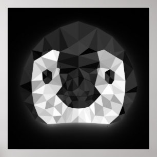 Póster Pinguim de néon