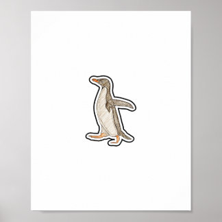 Poster Pinguim Desajeitado