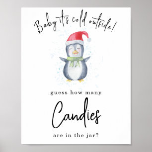 Poster Pinguim - Quantos doces