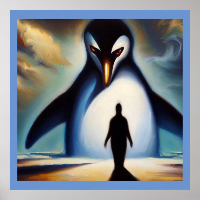 Poster Pinguim Sanitário 1 (Frente)