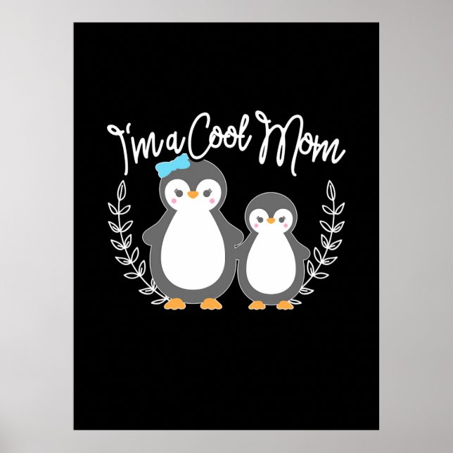 Poster Pinguim Sou Uma Mãe Legal (Frente)