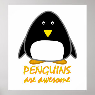 Poster Pinguins são incríveis