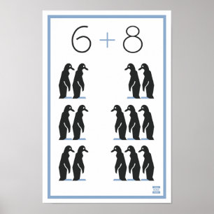 Poster Pinguins WPA 6+8!