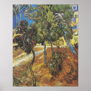 Poster Pinheiros de Van Gogh - Arte de Jardim Giratório