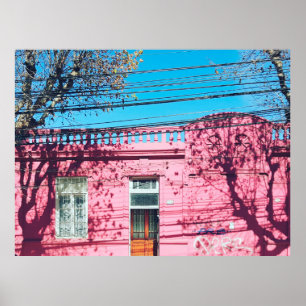 POSTER PINK HOUSE