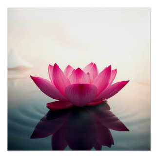 Póster pink lotus