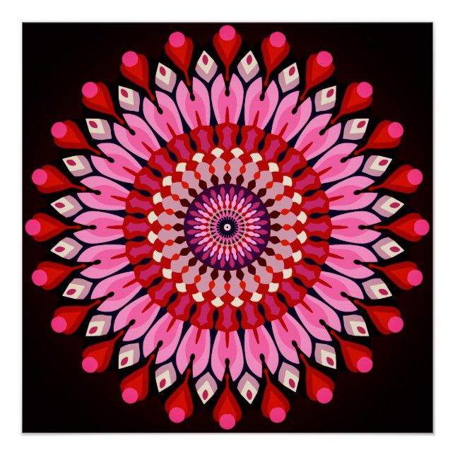 Póster Pink Mandala (Frente)