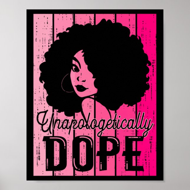 Poster Pink Mês da História Negra Sem Desculpas Droga Pre (Frente)