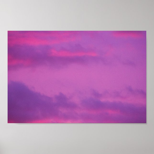 Poster Pink Sunset Sky, Ohio. (Frente)