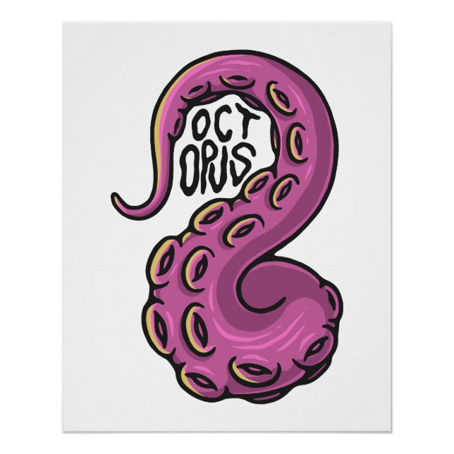 Póster Pink Tentacle (Frente)