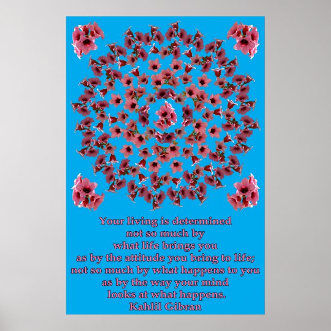 PÓSTER PINK TREE BELLS MANDALA 1 (Frente)