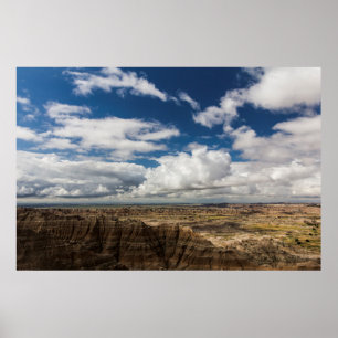 Poster Pinnacle Overlook, Badlands National Park, SD
