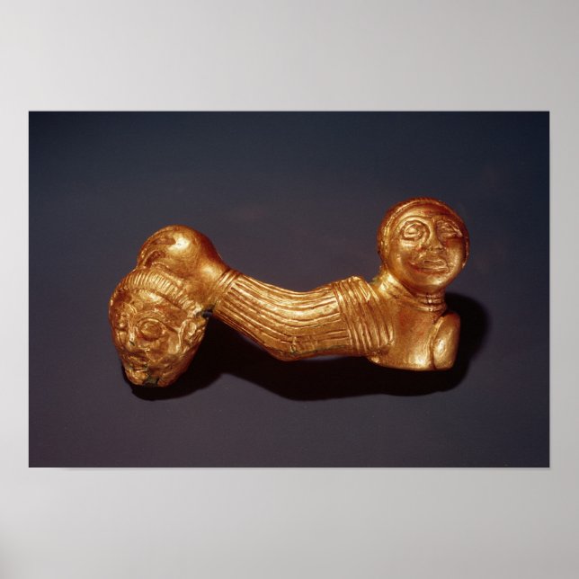 Póster Pino com um guerreiro segurando a cabeça (Frente)