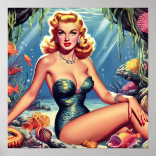 Poster Pino de Sereia Retroativo