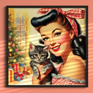Poster Pino de Vintage de Kitten Cinto