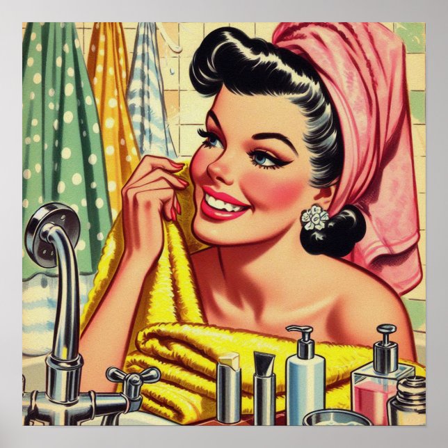 Poster Pino do Bath Vintage (Frente)