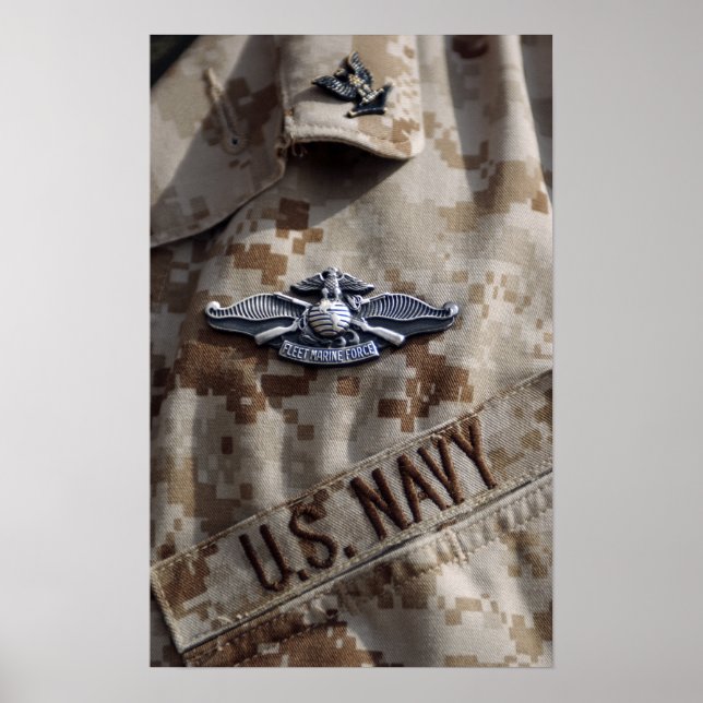 Póster Pino do dispositivo de guerra da força marinha da  (Frente)