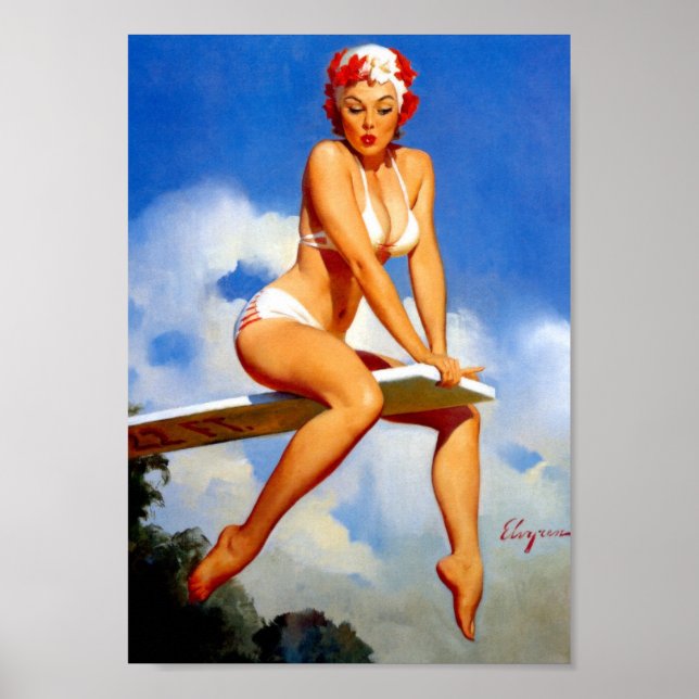 Póster Pino do driver para cima (Frente)