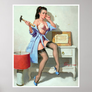 Poster Pino do polegar para cima