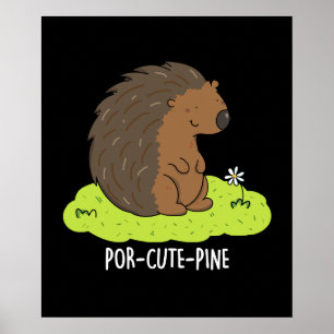 Poster Pino Engraçado Porcupine Porcupine