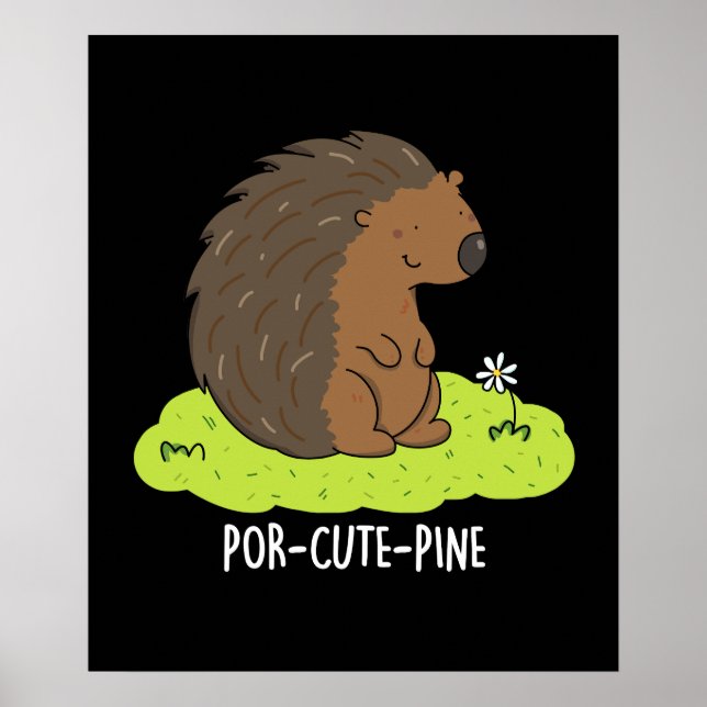 Poster Pino Engraçado Porcupine Porcupine (Frente)