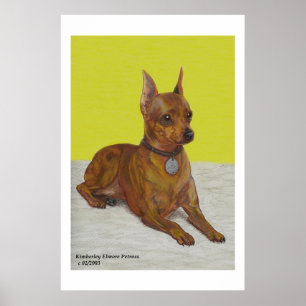 Póster Pinscher diminuto