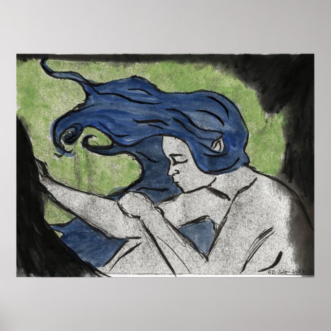 Poster Pintado pelo vento (Frente)