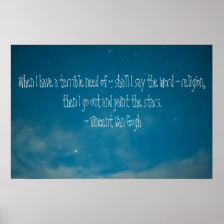 Póster Pinte as estrelas