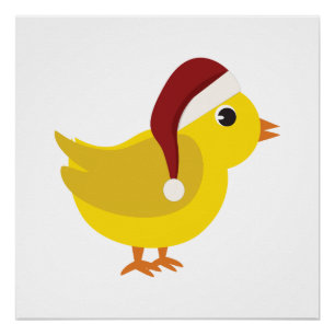 Póster Pintinho do papai noel
