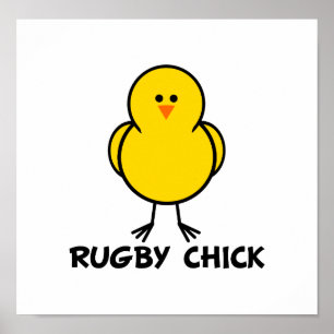 Póster Pintinho do rugby