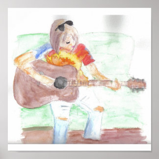 Poster Pintinho Hippie