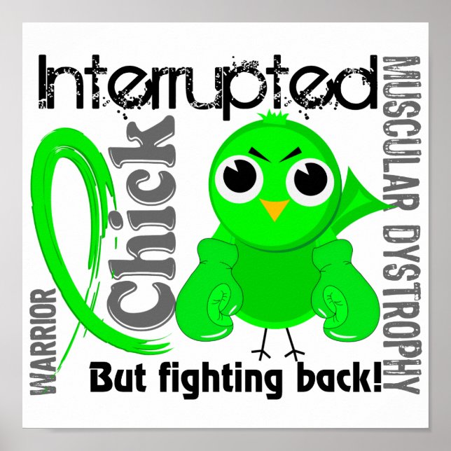 Poster Pintinho Interrompido 3 Distrofia Muscular (Frente)