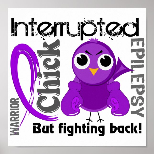 Poster Pintinho Interrompido 3 Epilepsia (Frente)