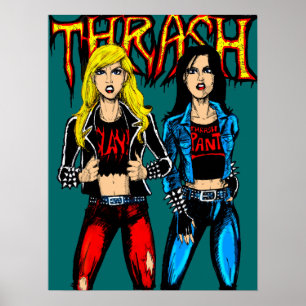 Póster Pintinhos do metal do Thrash