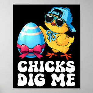 Poster Pintinhos Engraçados Para Homens Meninos Crianças